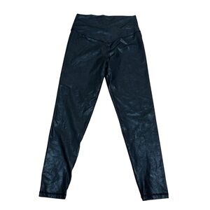 offline by Aerie black shiney leggings size larger